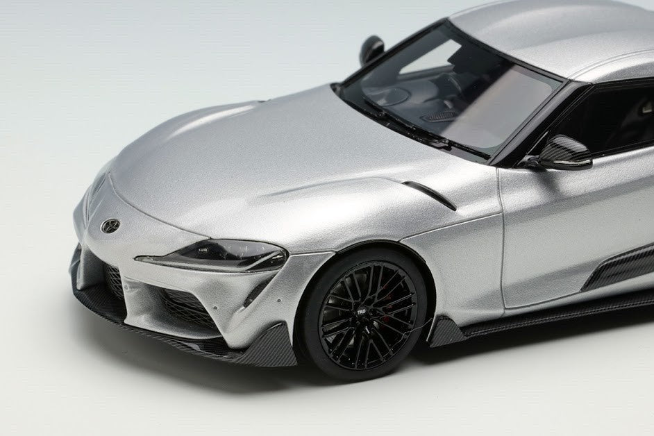 EIDOLON EM502F 1/43 Toyota GR Supra TRD Package Silver Metallic 2019