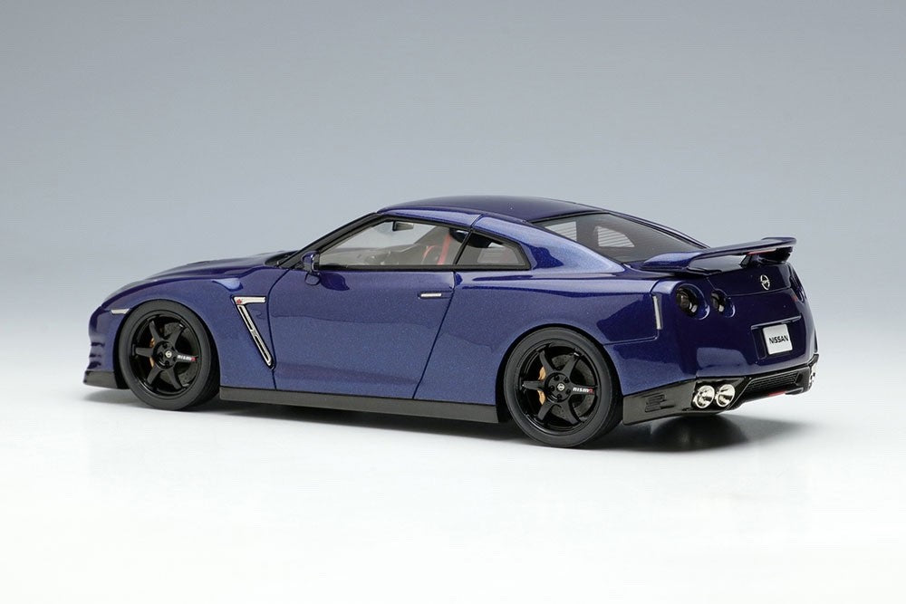 Make Up EIDOLON EM683D 1/43 Nissan GT-R Track Edition Nismo Aurora Flare Blue