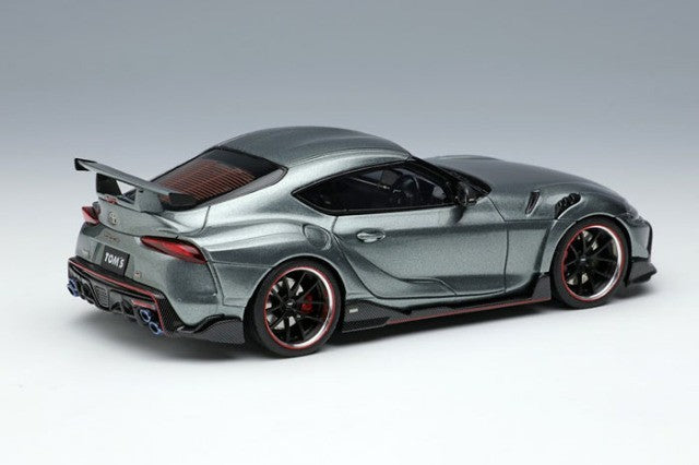EIDOLON EM595D 1/43 TOM'S GR Supra 2020 Ice Gray Metallic Limited 50pcs