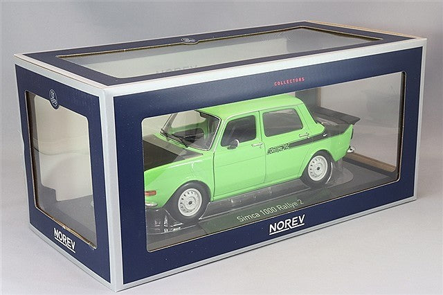 Norev NO185715 1/18 Simca 1000 Rallye 2 1976 Racing Green Diecast