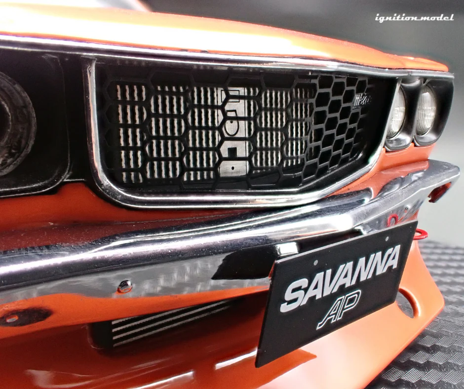 Ignition Model IG3731 1/18 Mazda Savanna (S124A) Semi Works Orange JDM