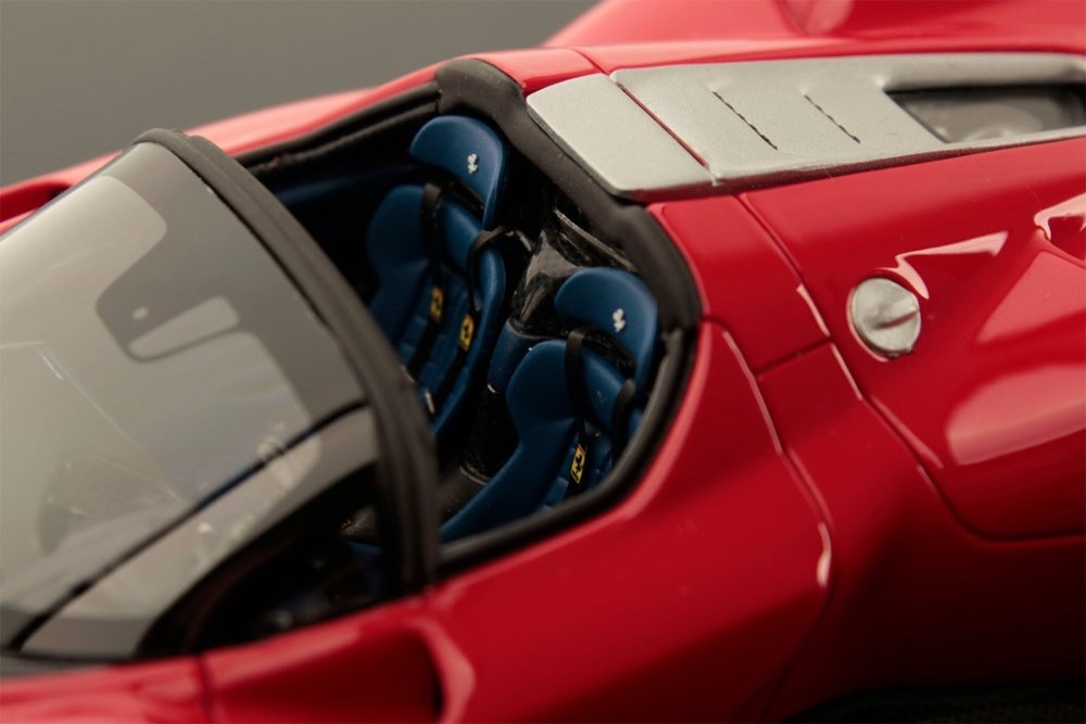 Looksmart LS535SPC 1/43 Ferrari Daytona SP3 2022 Open Roof Rosso Corsa Resin