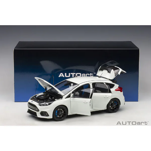 AUTOart 72951 1/18 Ford Focus RS White [Composite Diecast Mini Car]