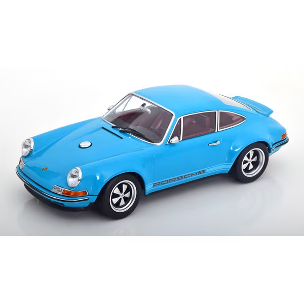 KK scale KKDC180445 1/18 Singer 911 Coupe Turquoise Blue Die-cast