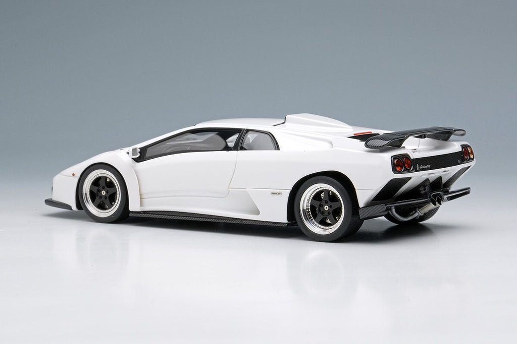 Make Up EIDOLON EM782B 1/43 Lamborghini Diablo GT 1999 White Resin Car Model