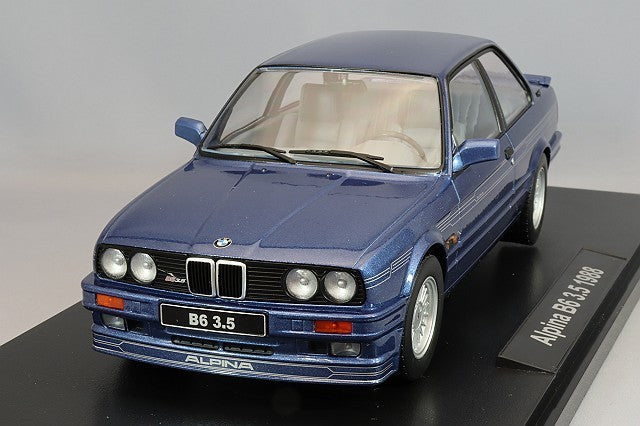 KK Scale KKDC180701 1/18 BMW Alpina B6 3.5 1988 Blue Metallic Diecast