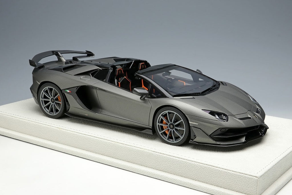 EIDOLON EML028E 1/18 Lamborghini Aventador SVJ Roadster Grigio Titan Resin Car