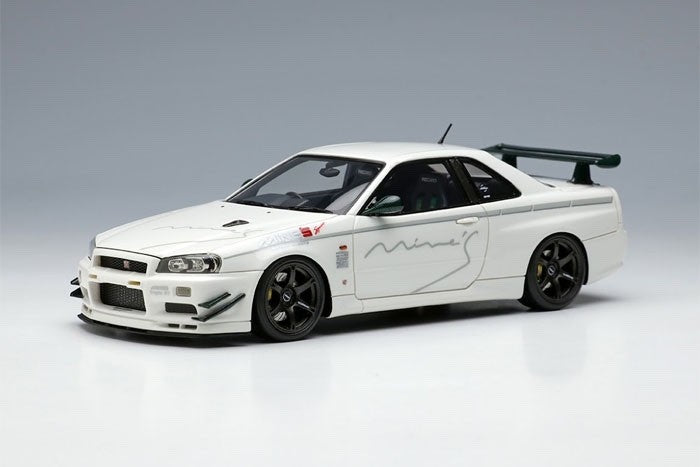 Make Up EIDOLON EM642 1/43 Mine's Skyline GT-R BNR34 V-spec N1 2021 RAYS TE37