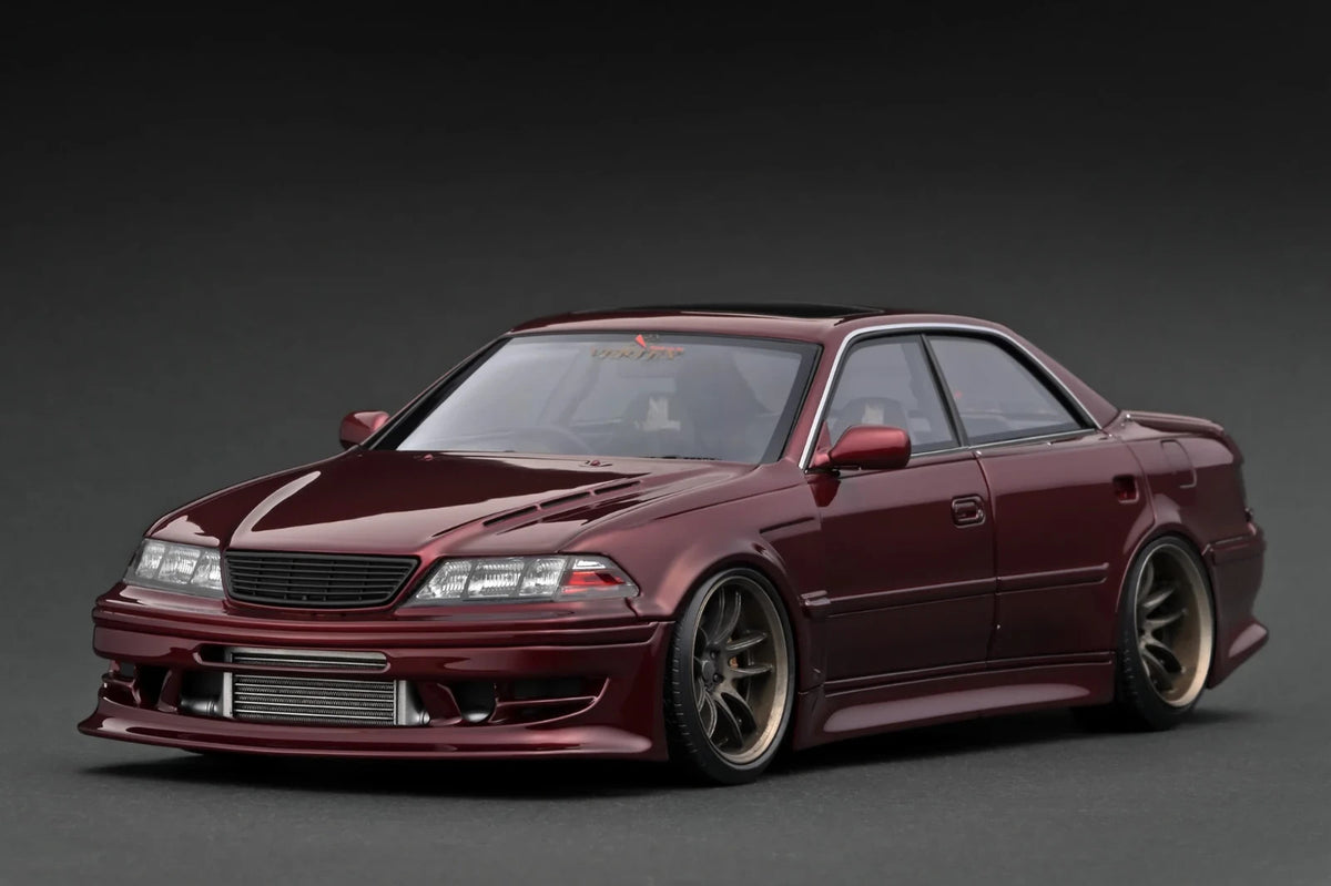 Ignition Model IG3577 1/18 VERTEX Toyota Mark II JZX100 Red Metallic Resin