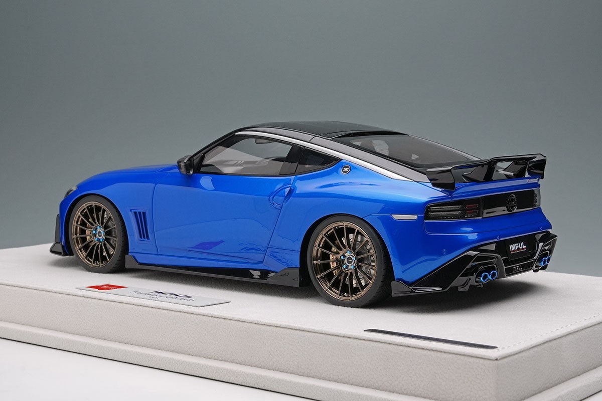 Make Up EIDOLON EML194A 1/18 IMPUL Fairlady Z 2023 Blue Black Resin Limited