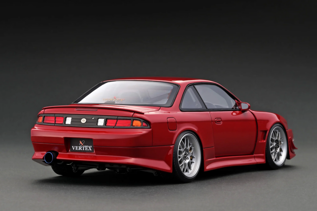 Ignition Model IG3083 1/18 VERTEX Nissan Silvia S14 Red With SR20 Engine