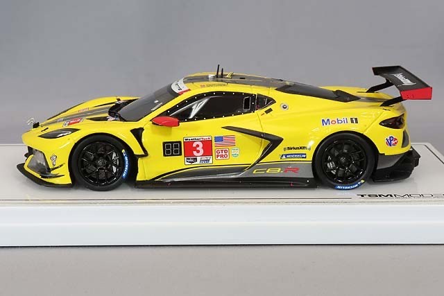 TSM TSM430639 1/43 Chevrolet Corvette C8.R 2022 IMSA Daytona 24H #3 Yellow Resin