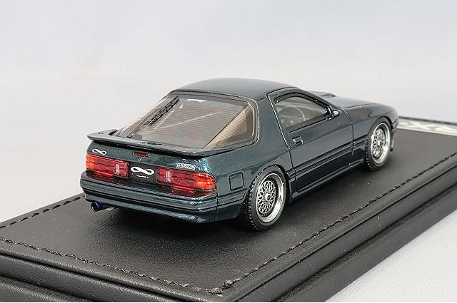 Ignition Model IG2945 1/43 Mazda Savanna RX-7 Infini FC3S Green BBS RS