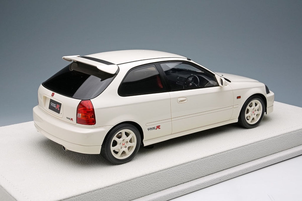 EIDOLON EML115A 1/18 Honda Civic Type R EK9 1997 Championship White Resin