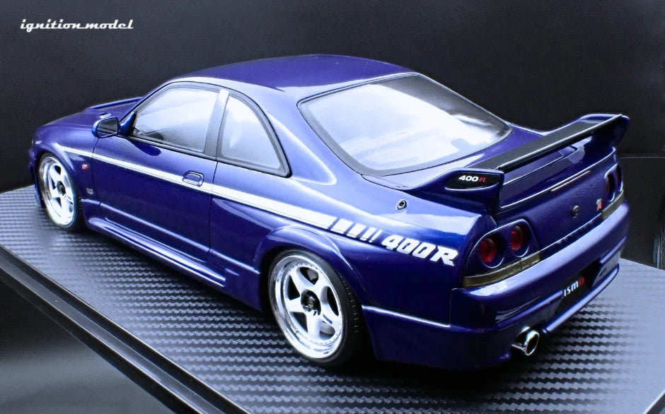 Ignition Model IG3655 1/18 Nissan NISMO 400R R33 Deep Marine Blue Resin
