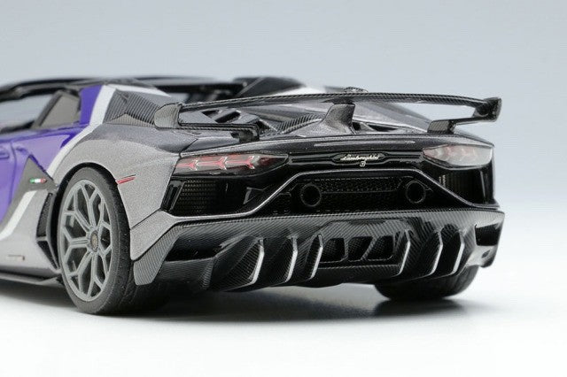 EIDOLON EM669C 1/43 Lamborghini Aventador SVJ Roadster  2020 Viola Hestia Lmited