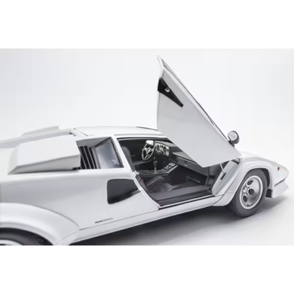 Kyosho KS08320WFL 1:18 Lamborghini Countach LP400S White Diecast Model Car