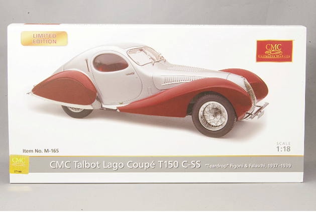 CMC CMC-165 1/18 Talbot-Lago T150 Teardrop 1937-39 Multi Color Diecast