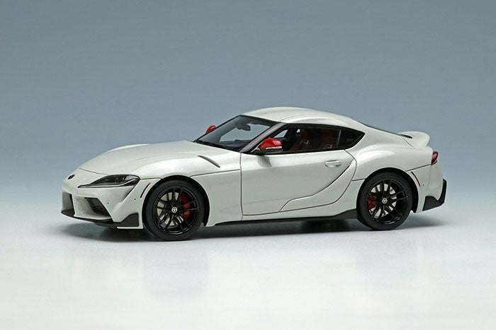 EIDOLON EM474A 1/43 Toyota GR Supra RZ Launch Edition White/Red