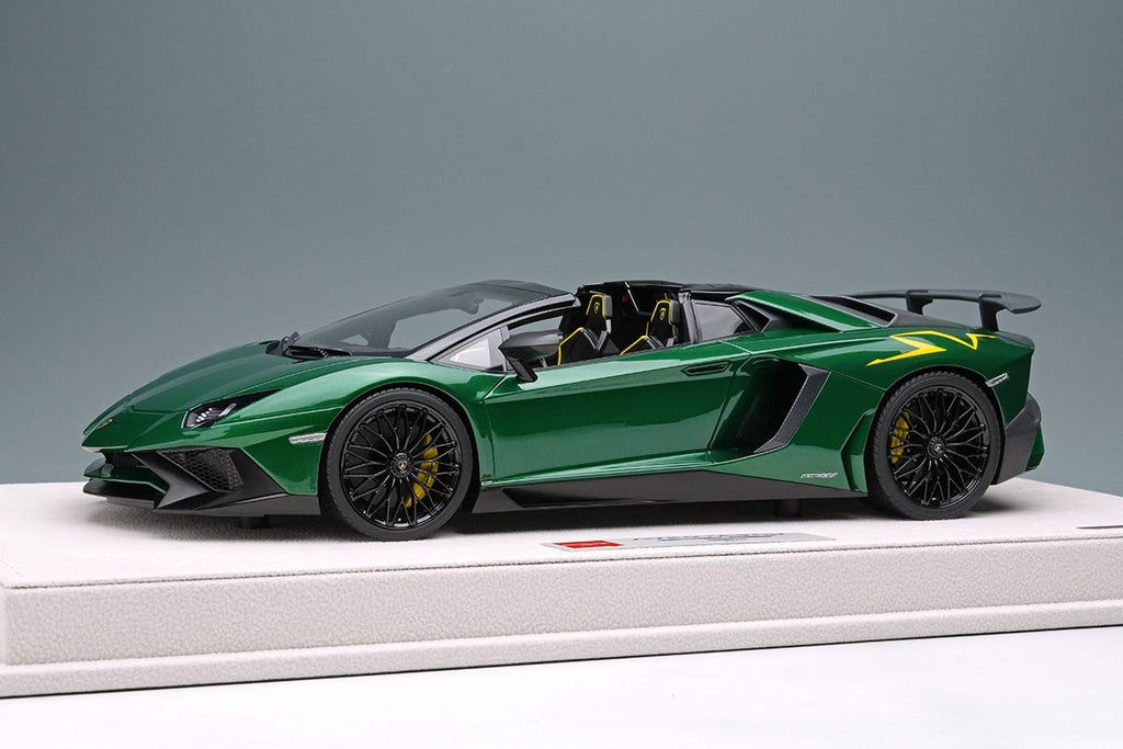 EIDOLON EML007I 1/18 Lamborghini Aventador SV Roadster 2015 Green limited 30pcs