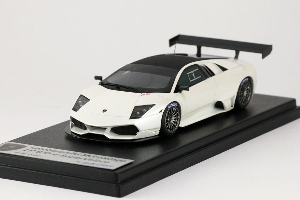 Looksmart LS379D 1/43 Lamborghini Murcielago LP670-4 SV 2009 Pearl White Ltd 25