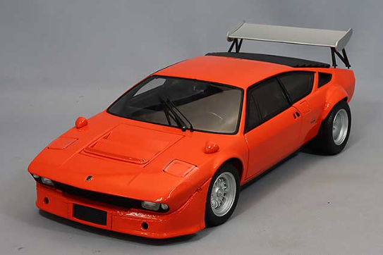 Kyosho KS08445P 1/18 Lamborghini Urraco Rally Orange Openable Diecast