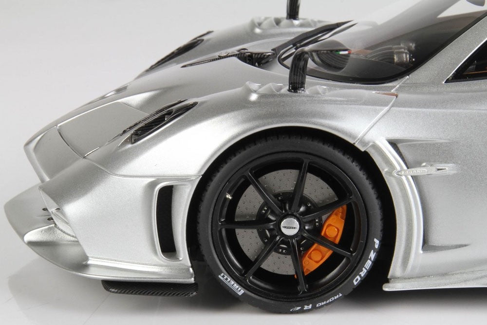 BBR P18192DV 1/18 Pagani Huayra Imola 2020 Titanium Matt Silver Limited 220pcs