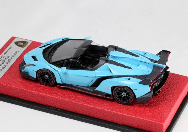 Looksmart LS429 1/43 Lamborghini Veneno Roadster Baby Blue Ltd 25pcs Resin