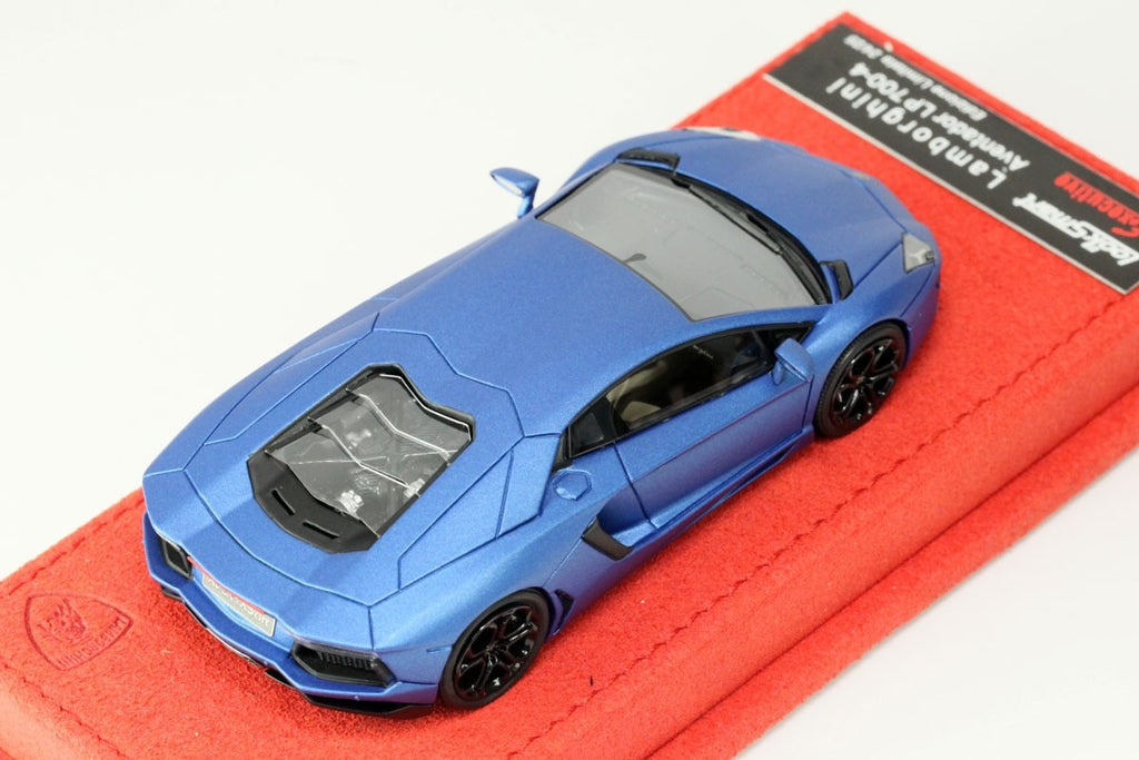 Looksmart LS384EX2 1/43 Lamborghini Aventador LP700-4 2011 Matt Blue Ltd 25pcs