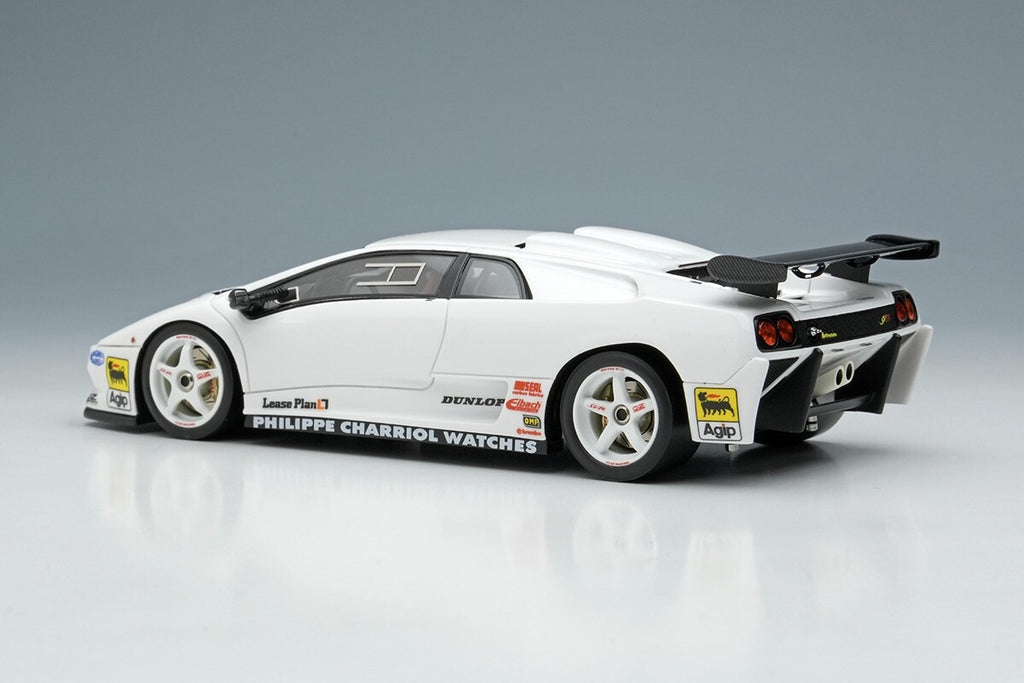 EIDOLON EM785B 1/43 Lamborghini Diablo SVR Racing 1996 White White Wheels Resin
