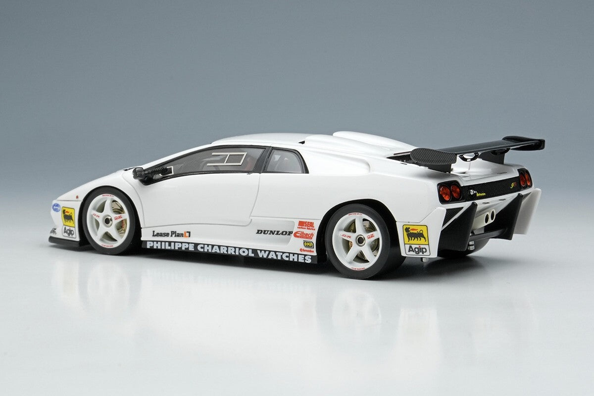 EIDOLON EM785B 1/43 Lamborghini Diablo SVR Racing 1996 White White Wheels Resin