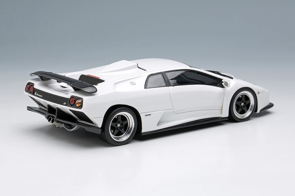 Make Up EIDOLON EM782B 1/43 Lamborghini Diablo GT 1999 White Resin Car Model
