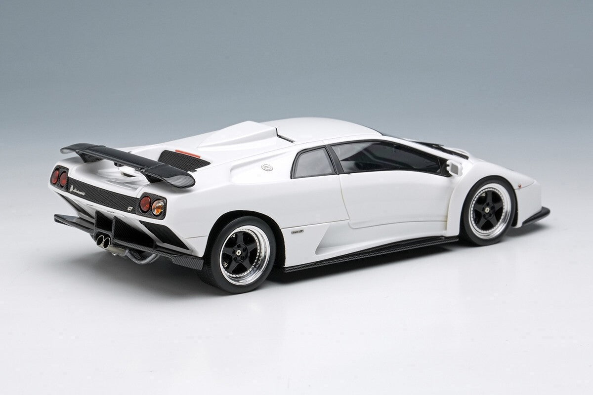 Make Up EIDOLON EM782B 1/43 Lamborghini Diablo GT 1999 White Resin Car Model