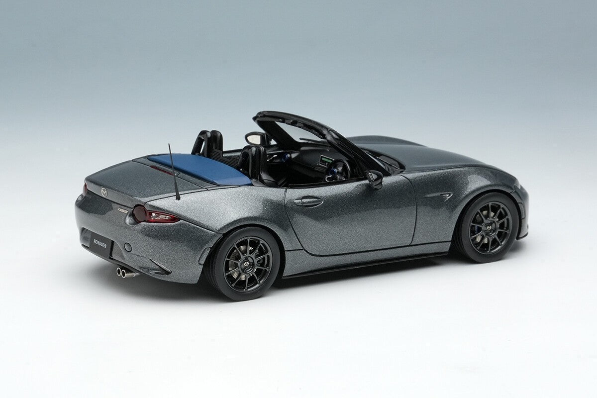 Make Up EIDOLON EM764B 1/43 Mazda Roadster ND 990S 2022 Machine Gray Metallic