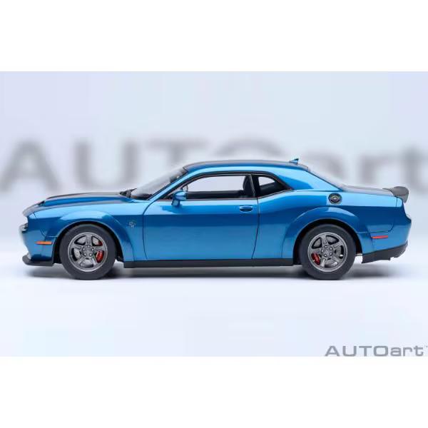 AUTOart 71767 1/18 Dodge Challenger SRT Super Stock 2023 Blue Diecast