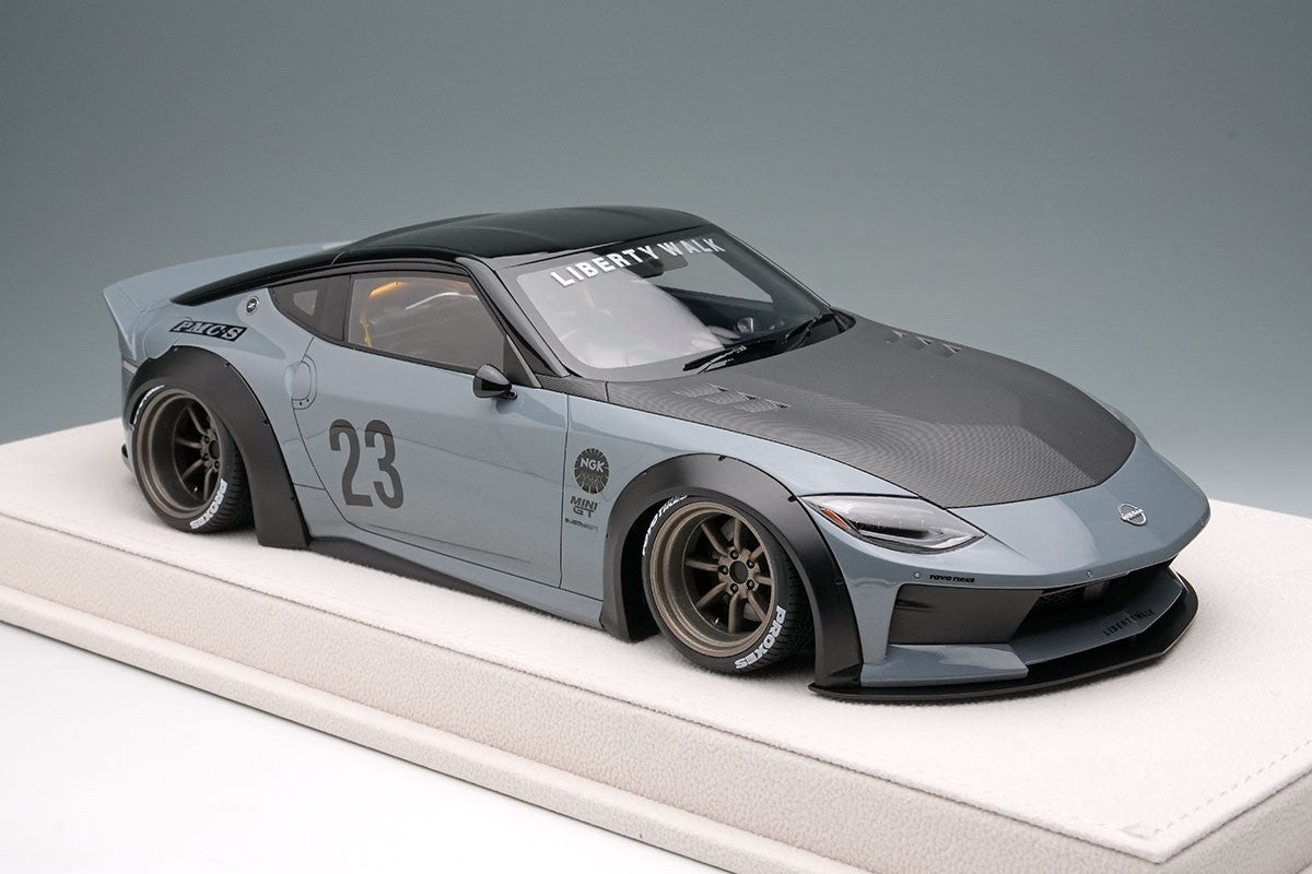 Make Up EIDOLON EML137C 1/18 LB nation Nissan Fairlady Z RZ34 Gray Limited 60pcs