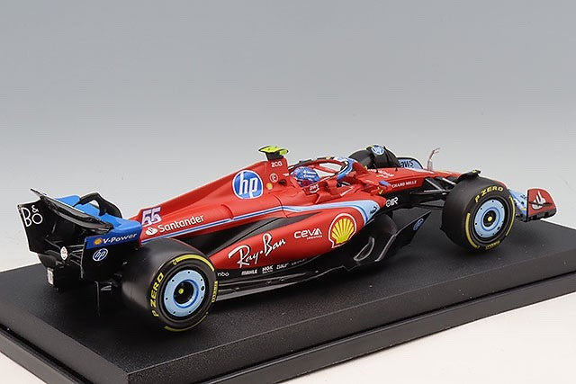 Bburago K18-16815SMIA 1/18 Ferrari SF-24 #55 Sainz Miami GP 2024 F1 Red Diecast