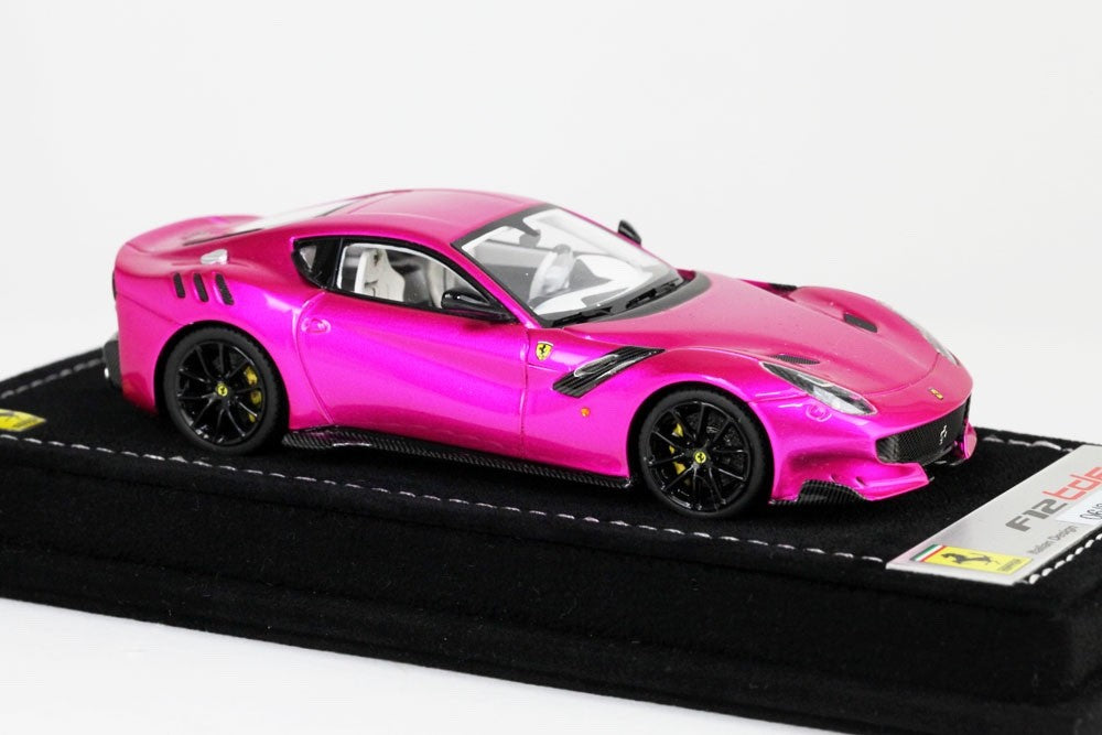 Looksmart LS450SC 1/43 Ferrari F12 TdF 2015 Pink Flash Ltd 25pcs Resin V12