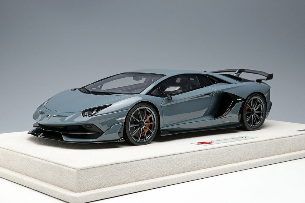 EIDOLON EML026A 1/18 Lamborghini Aventador SVJ 2018 (Nireo wheel) Grigio Telesto