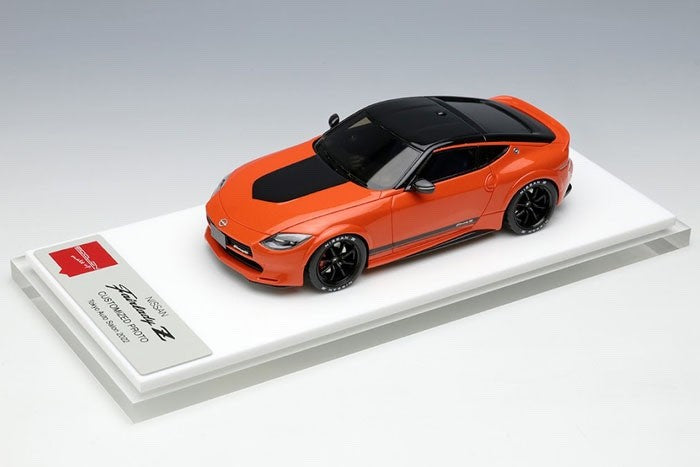 EIDOLON EM650 1/43 Nissan Fairlady Z RZ34 Customised Proto TAS 2022 Orange Pearl