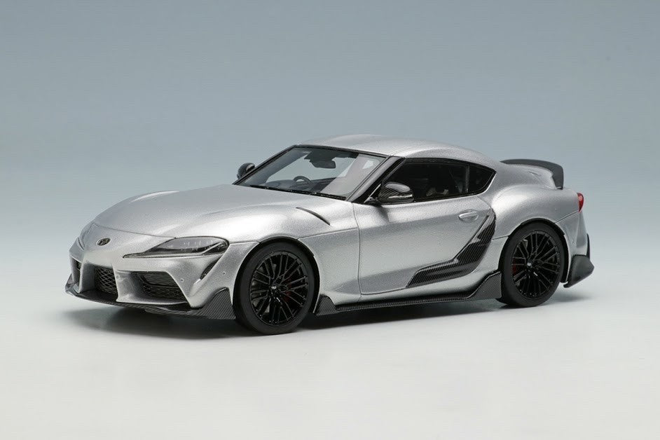 EIDOLON EM502F 1/43 Toyota GR Supra TRD Package Silver Metallic 2019
