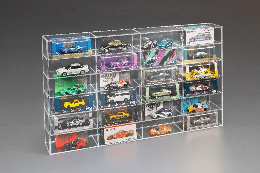 Hobby Japan HJC001 Diecast Display Showcase Case L Size for 1/64 MINI GT HJ64