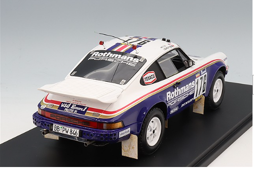 Spark S18S318 1/18 Porsche 911 Carrera 3.2 953 Dakar Winner 1984 Multi Resin