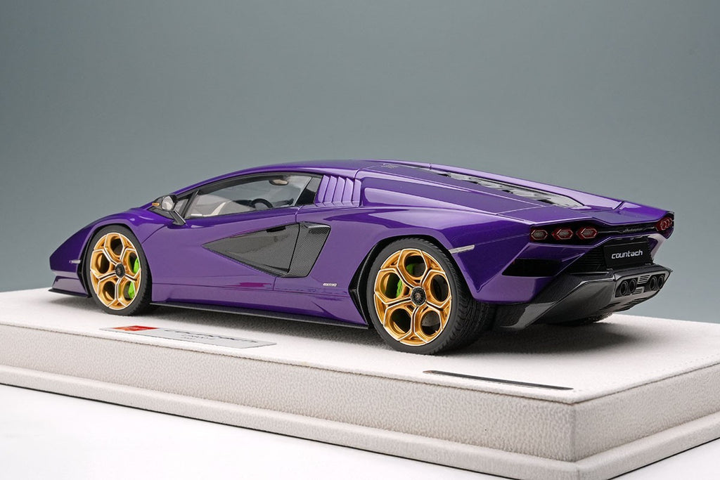 Make Up EIDOLON EML160E 1/18 Lamborghini Countach LPI 800-4 2022 Viola Pasifae