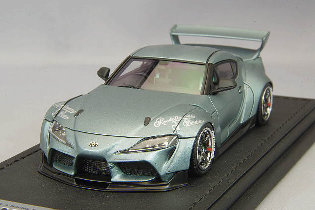 Ignition Model IG2142 1/43 Toyota Pandem Supra A90 Matte Gray TE37 19in