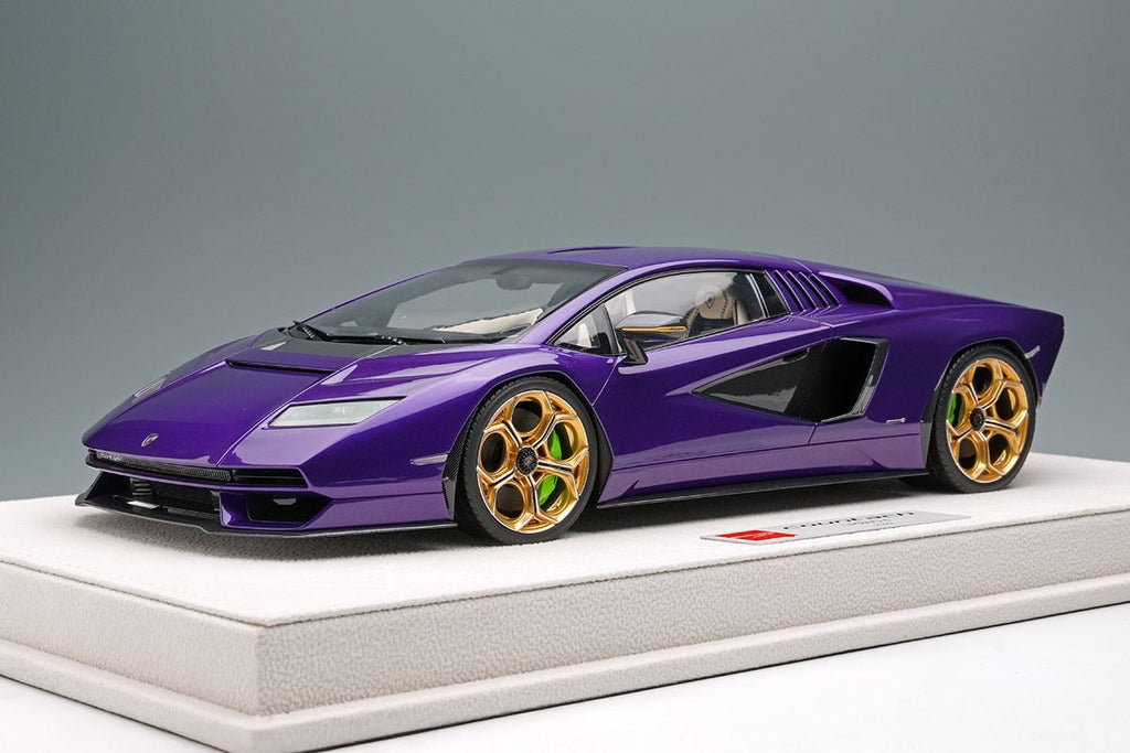 Make Up EIDOLON EML160E 1/18 Lamborghini Countach LPI 800-4 2022 Viola Pasifae