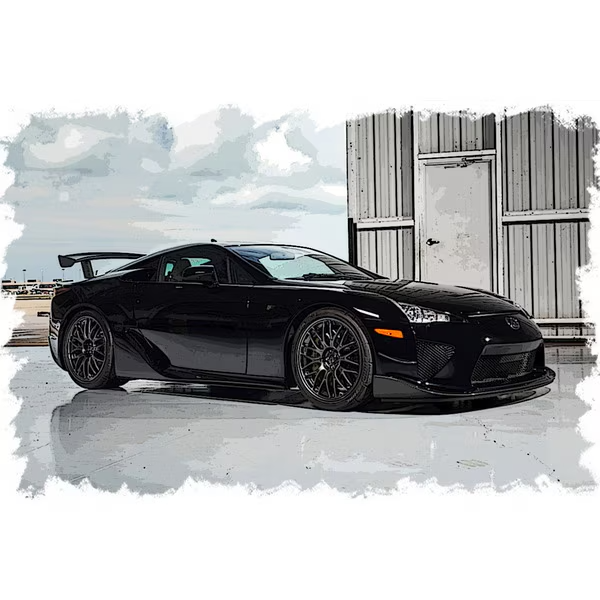 EIDOLON EM538H 1/43 Lexus LFA Nurburgring Package 2012 Black Limited 50pcs