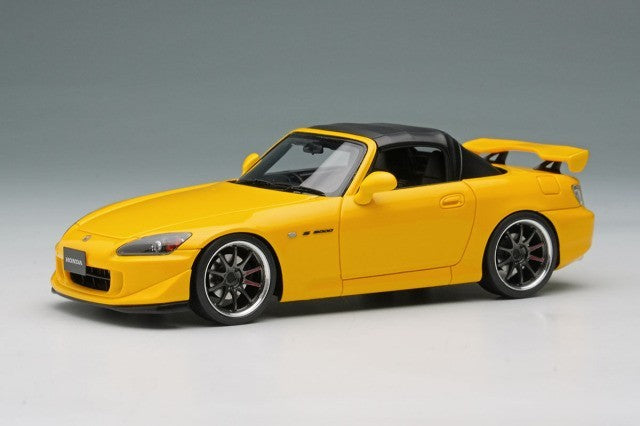 EIDOLON EM829D 1/43 Honda S2000 AP2 Type-S 2007 New Indy Yellow Pearl Ltd 50pcs