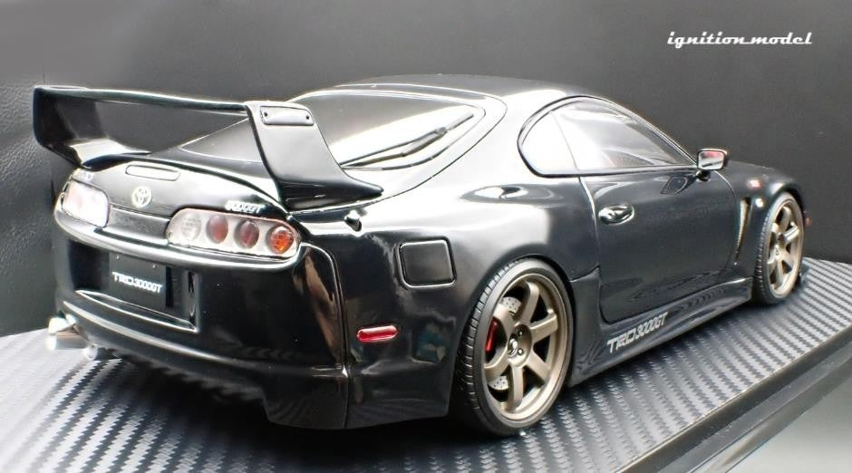 Ignition Model 1/18 Toyota Supra A80 TRD 3000GT Black Resin Model IG3599