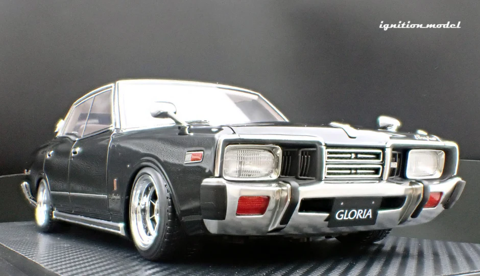 Ignition Model IG3555 1/18 Nissan Gloria Brougham 330 Shakotan Black Resin